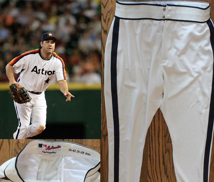Majestic MLB Houston Astros 1986 Throwback Pants Creme