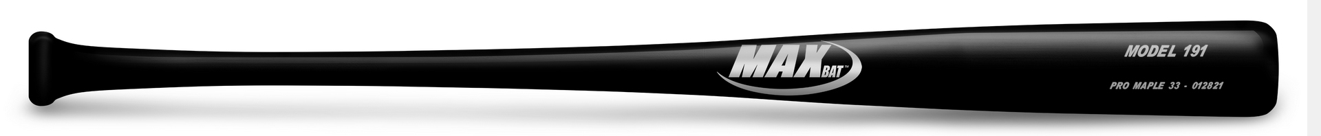 Max Pro YP66 Solid Black Ink Dot Silver Label Maple Bat Length-33.5 869 
