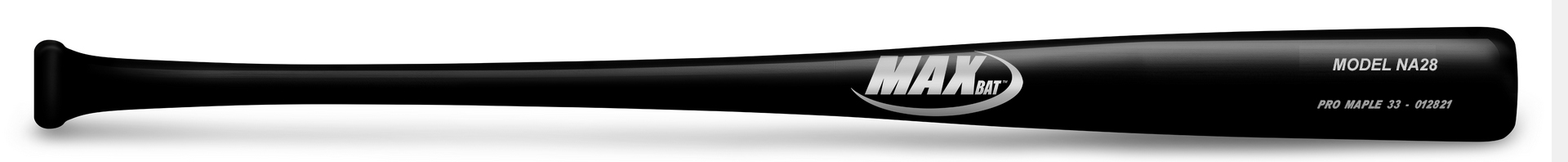 869 Max Pro YP66 Solid Black Ink Dot Silver Label Maple Bat Length-33.5 