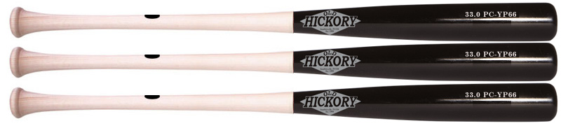 674 Old Hickory Solid Black Full Barrell Bat C243 Model Pro 34 Chocolate 